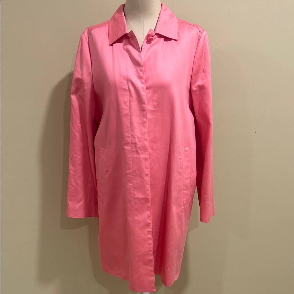 Brooks Brothers Pink Loose Trench Coat